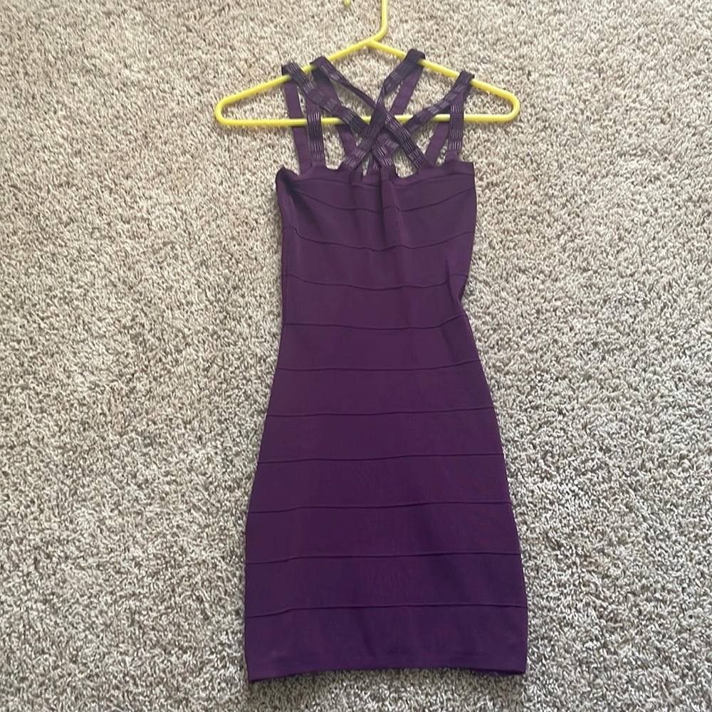 Bebe knit dress petite XS